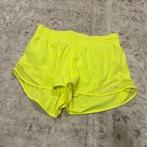 Lululemon Hotty Hot High Rise Lined Shorts